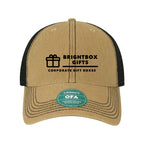 LEGACY Old Favorite Trucker Cap Embroidery - Khaki/ Black - Front