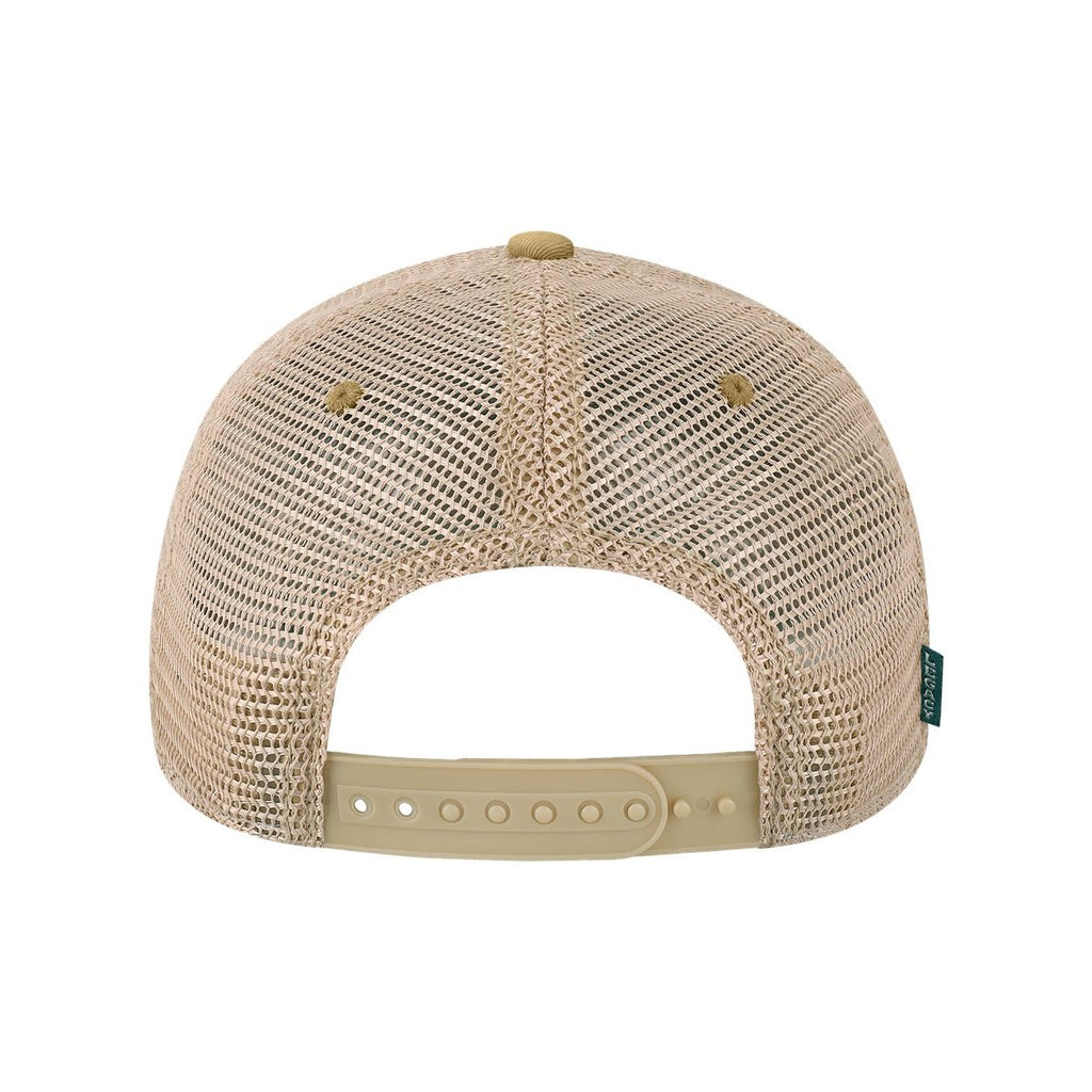 LEGACY Old Favorite Trucker Cap Embroidery - Khaki/ Khaki - Back