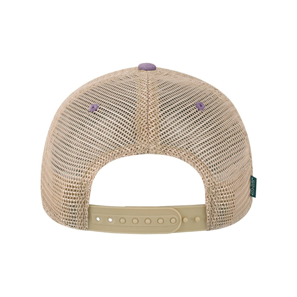 LEGACY Old Favorite Trucker Cap Embroidery - Lavender/ Khaki - Back