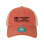 LEGACY Old Favorite Trucker Cap Embroidery - Nantucket Red/ Khaki - Front