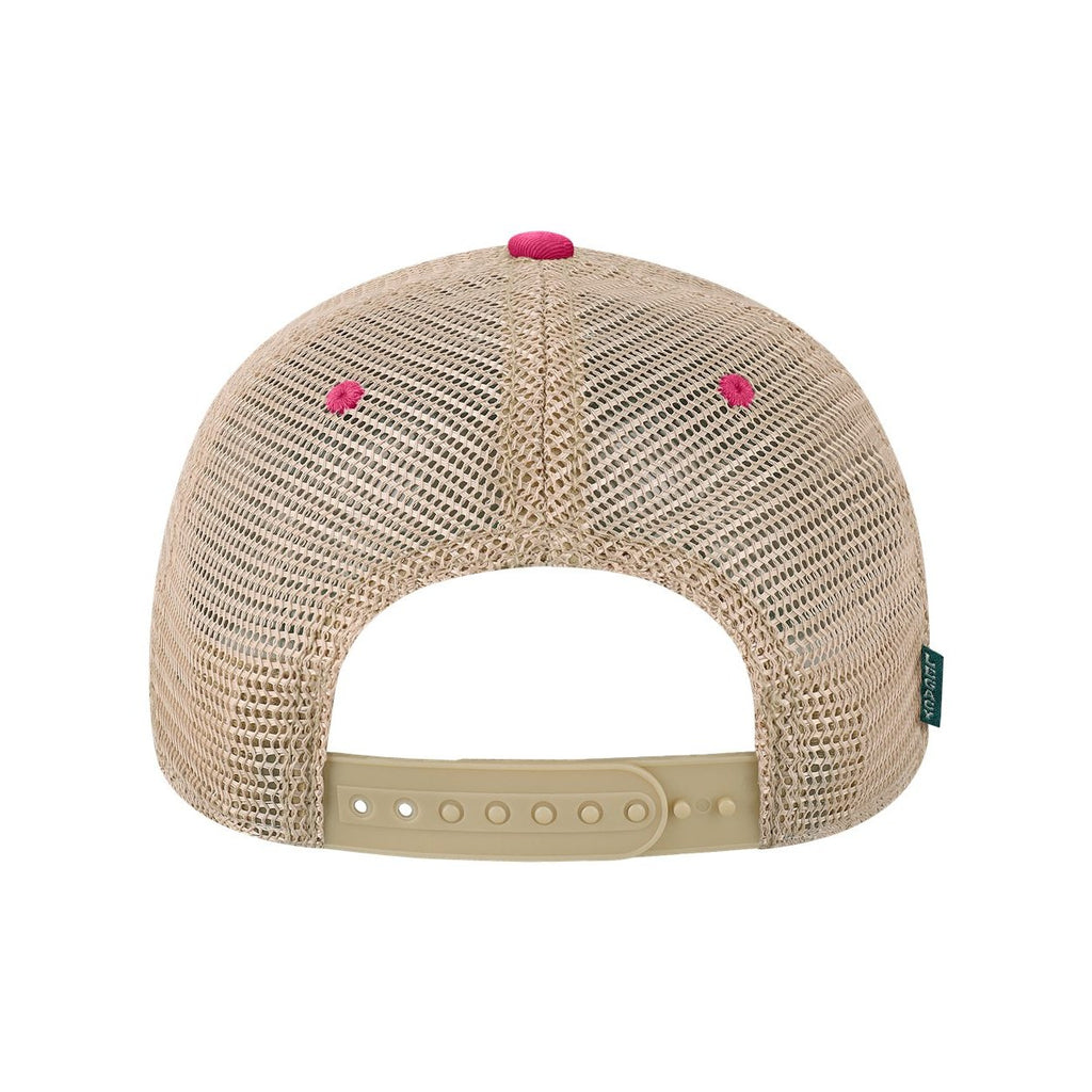 LEGACY Old Favorite Trucker Cap Embroidery - Navy/ Dark Pink - Back