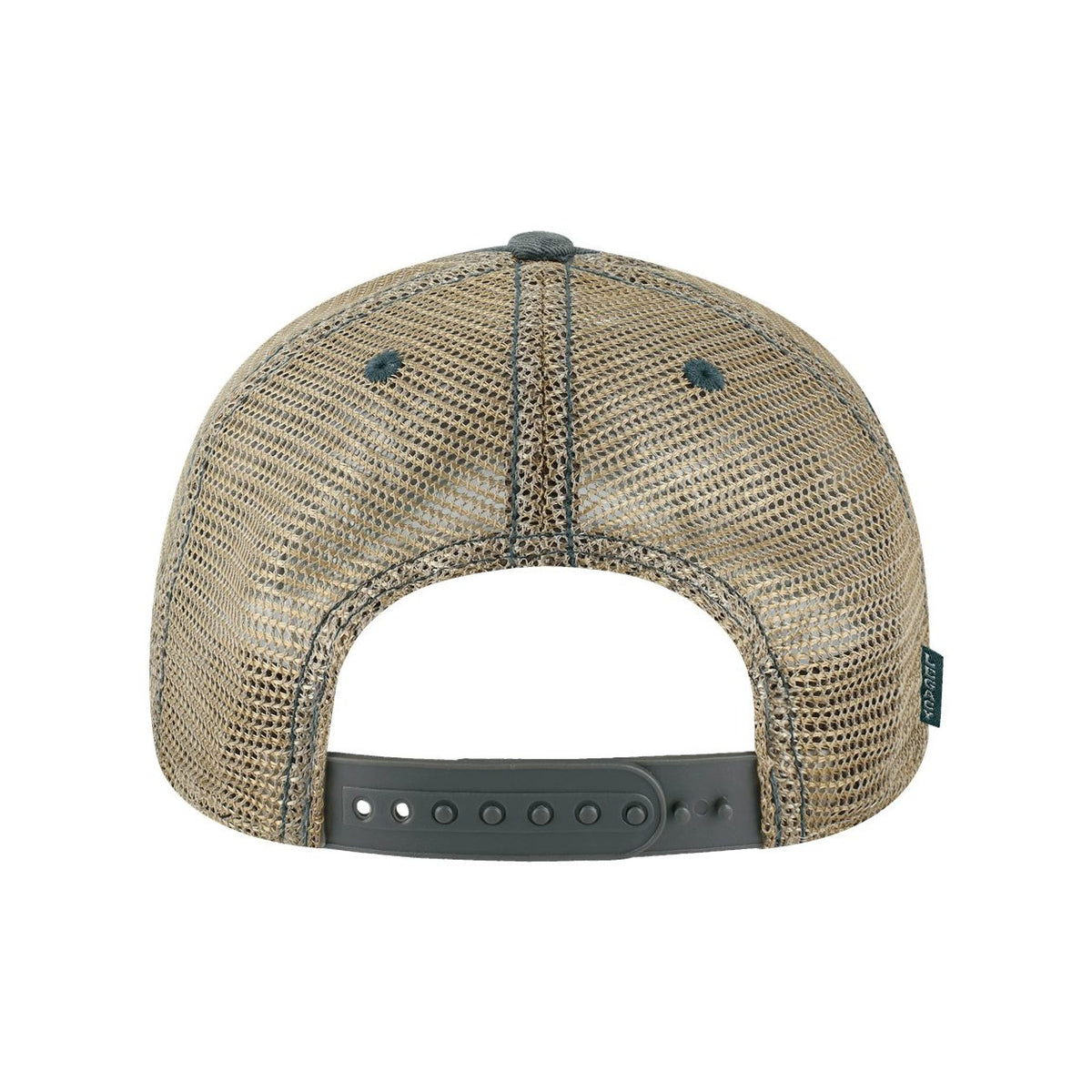 LEGACY Old Favorite Trucker Cap Embroidery - Navy Field Camo/ Java - Back