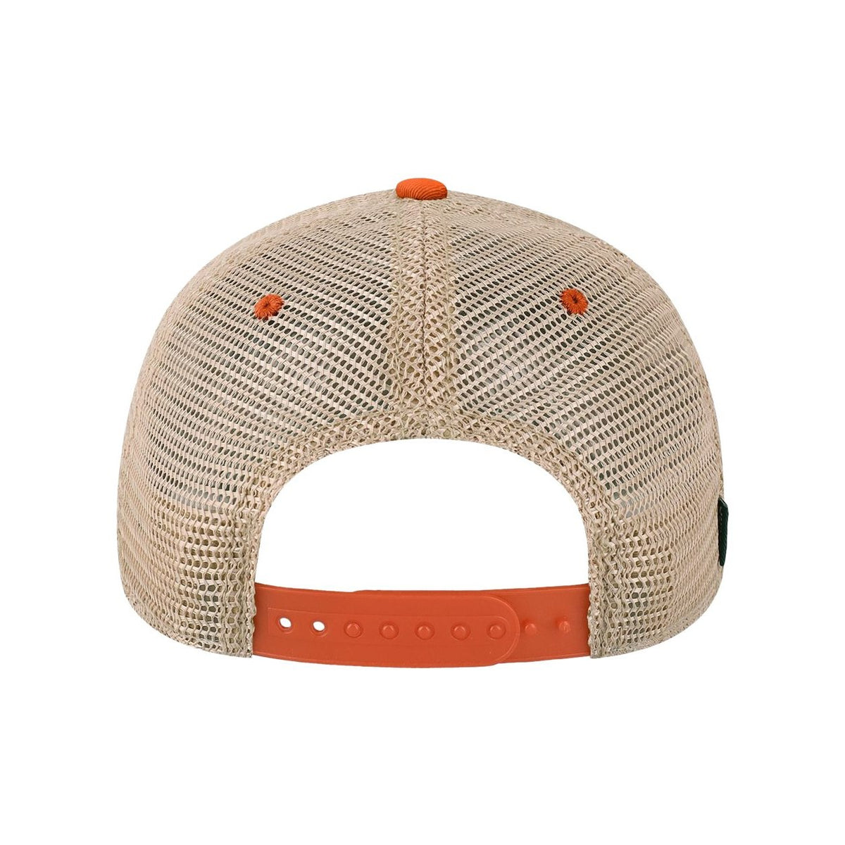LEGACY Old Favorite Trucker Cap Embroidery - Orange/ Khaki - Back