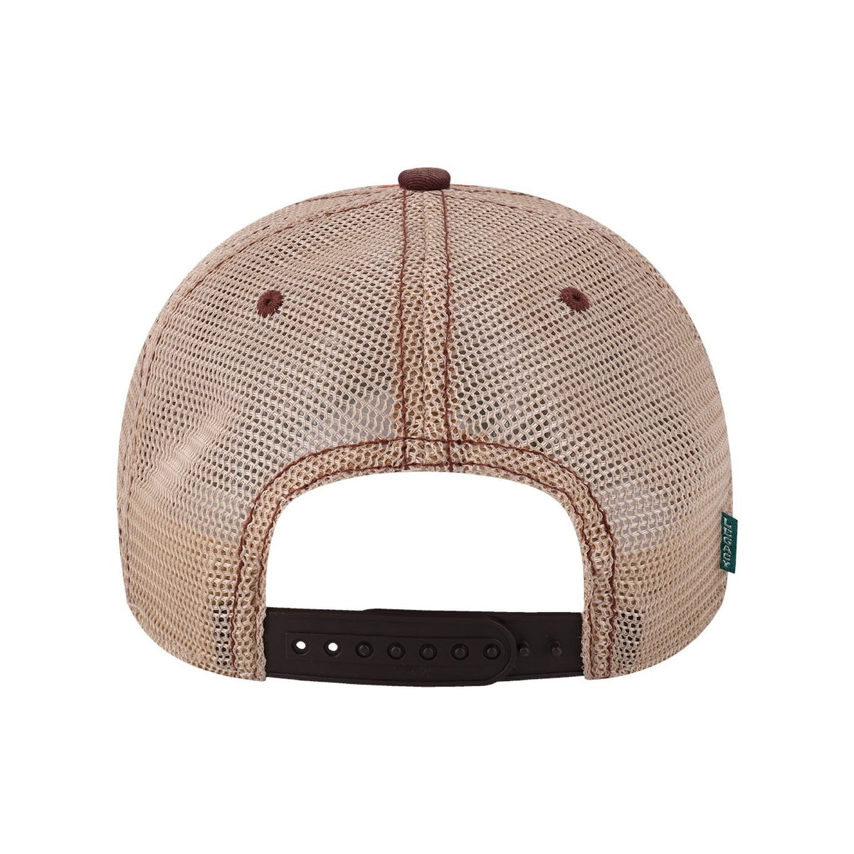 LEGACY Old Favorite Trucker Cap Embroidery - Red Stripe/ Khaki - Back