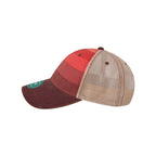 LEGACY Old Favorite Trucker Cap Embroidery - Red Stripe/ Khaki - Direct Side