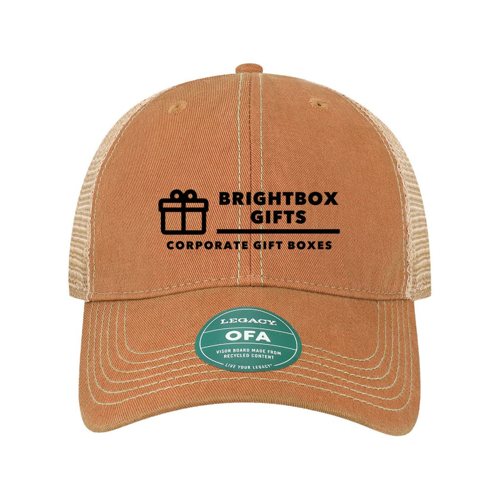 LEGACY Old Favorite Trucker Cap Embroidery - Texas Orange - Front
