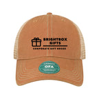LEGACY Old Favorite Trucker Cap Embroidery - Texas Orange - Front