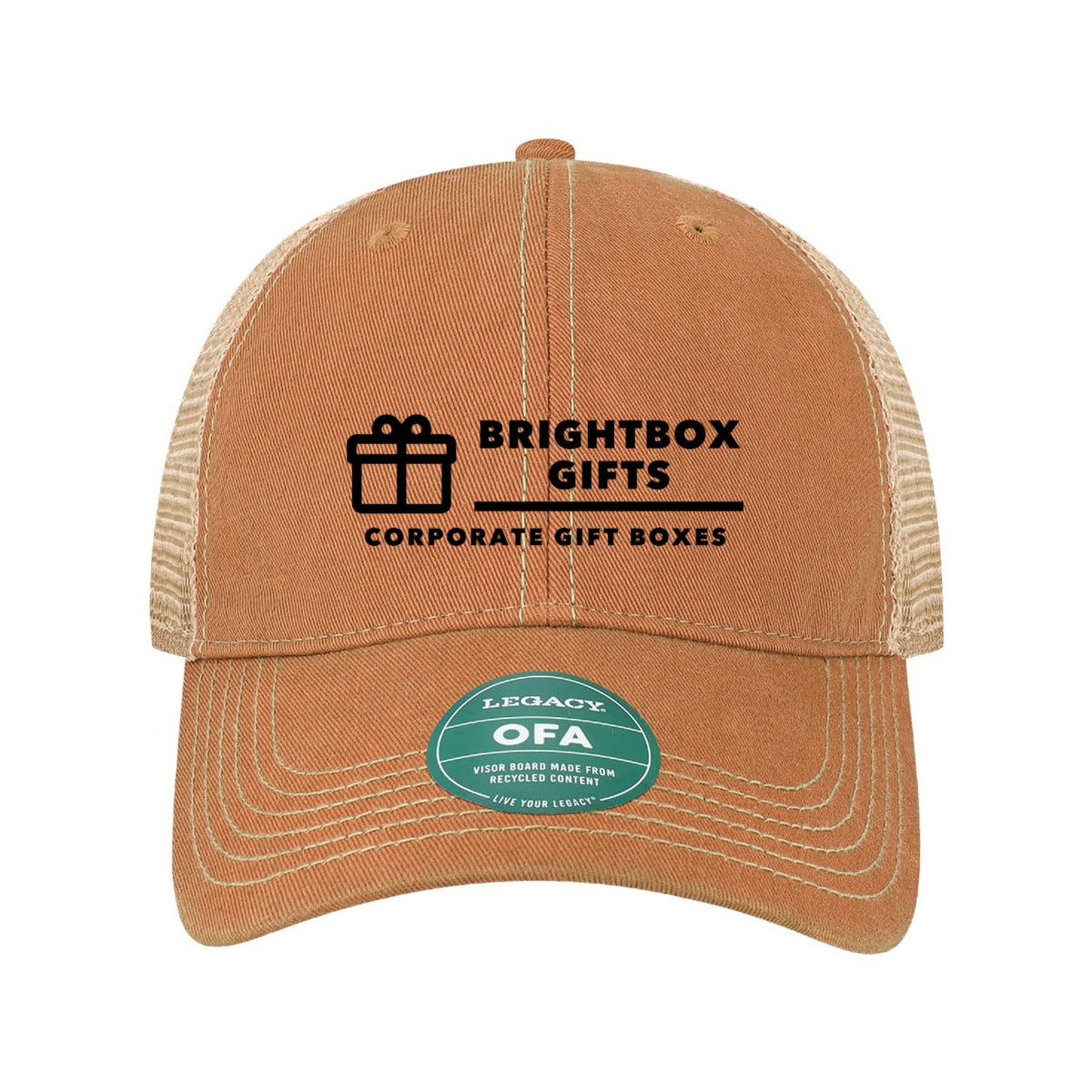 LEGACY Old Favorite Trucker Cap Embroidery - Texas Orange - Front