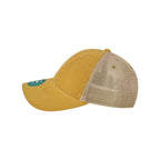 LEGACY Old Favorite Trucker Cap Embroidery - Yellow/ Khaki - Direct Side