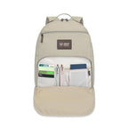 Legacy Recycled Laptop Backpack with Vegan Leather Patch Transfer - Trench Coat - View 2