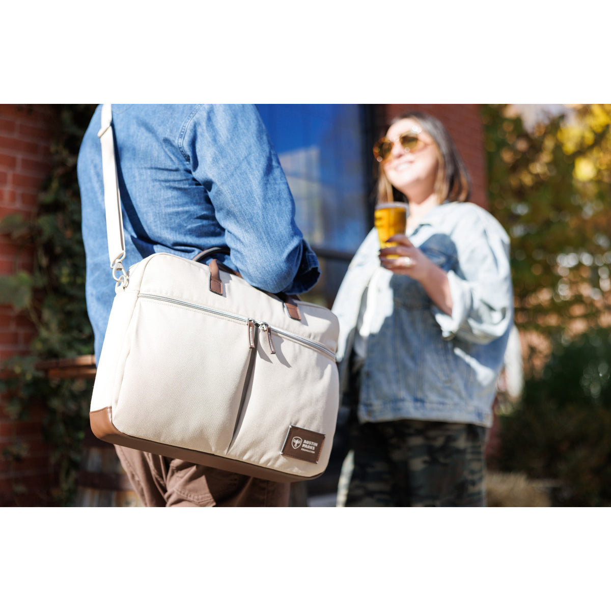 Legacy Recycled Laptop Portfolio with Cargo Pockets - Trench Coat - View 7