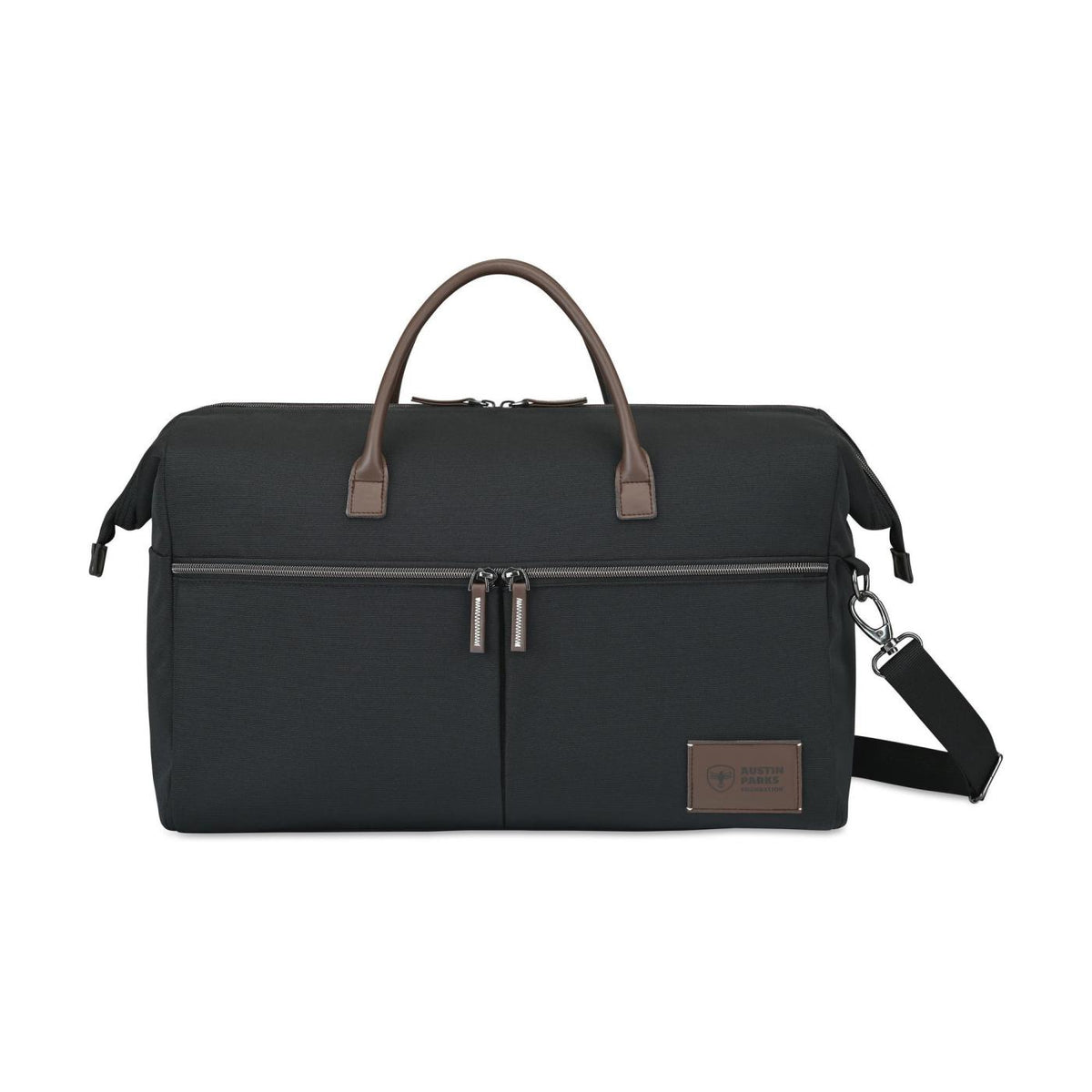 Legacy Recycled Travel Weekender with Laptop Sleeve Transfer - Black - View 1