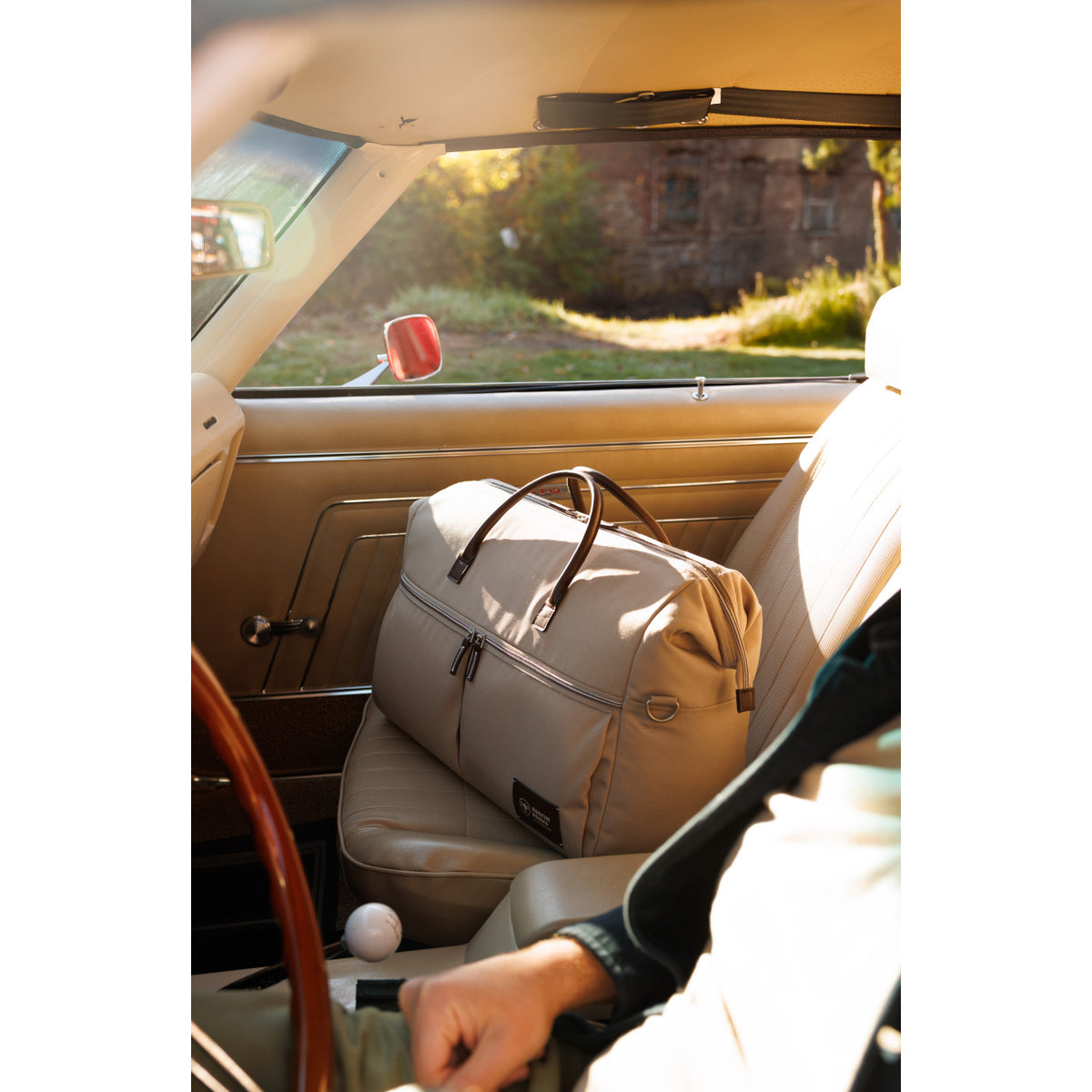 Legacy Recycled Travel Weekender with Laptop Sleeve Transfer - Trench Coat - View 5