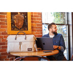 Legacy Recycled Travel Weekender with Laptop Sleeve Transfer - Trench Coat - View 7