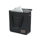 Legacy Recycled Zip Top Laptop Tote Embroidery - Black - View 2