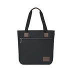 Legacy Recycled Zip Top Laptop Tote Transfer - Black - View 1