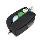 Legacy Toiletry Bag in Recycled PET Transfer - Black - View 2