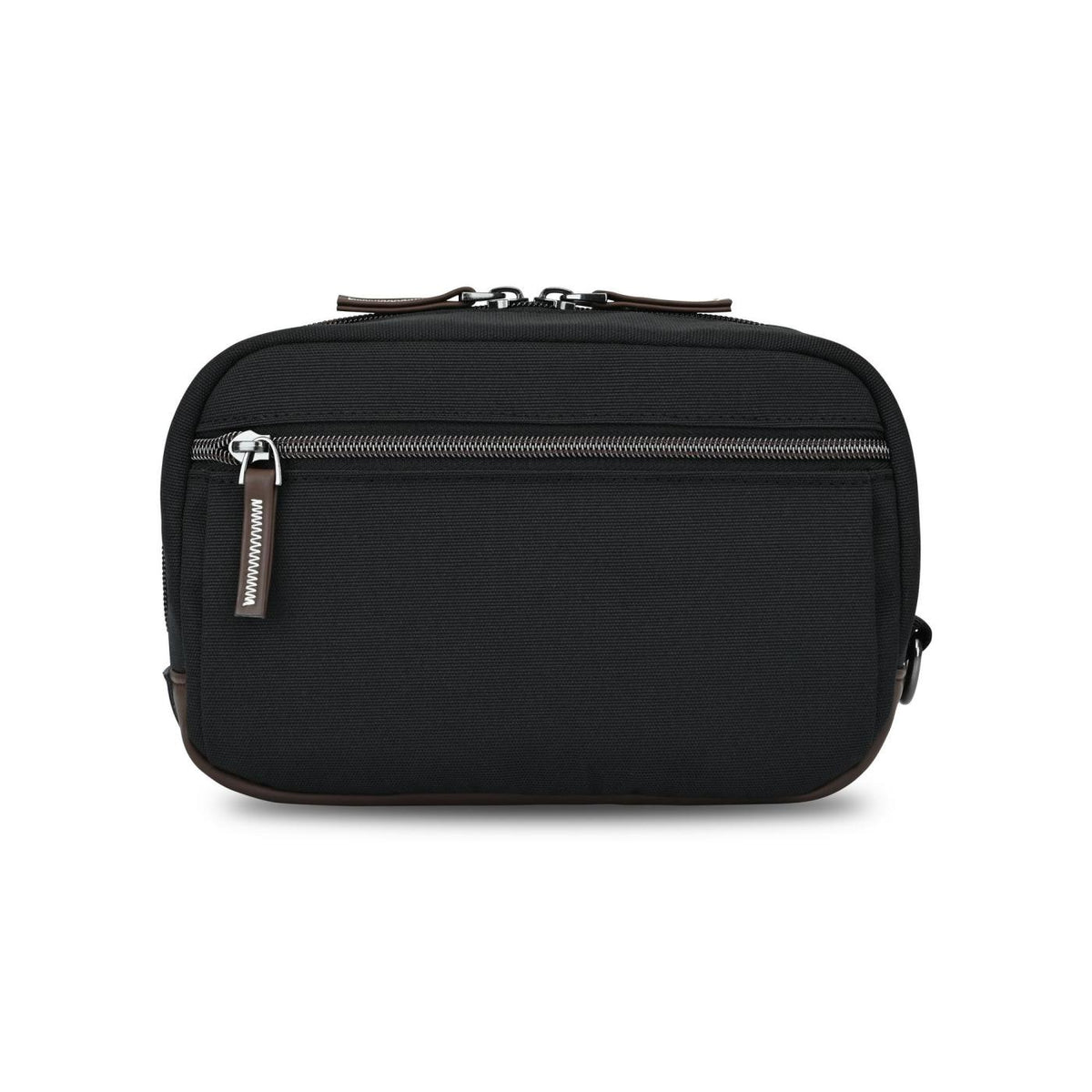 Legacy Toiletry Bag in Recycled PET Transfer - Black - View 4