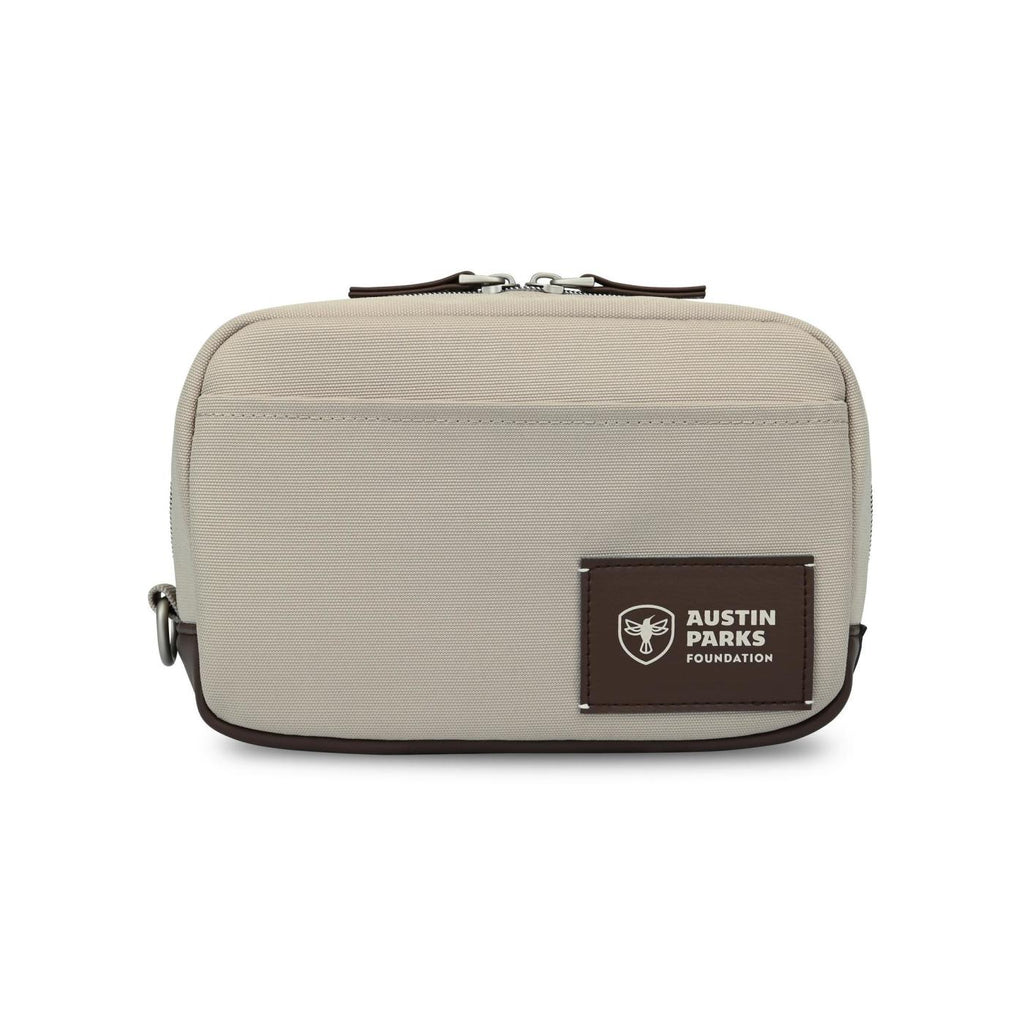 Legacy Toiletry Bag in Recycled PET Transfer - Trench Coat - View 1