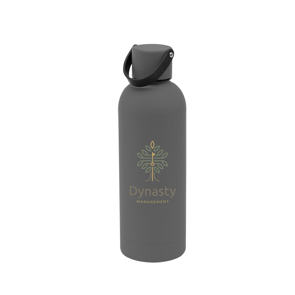Leighton Stainless Steel Bottle, 17 oz - Gray - Colorbrite