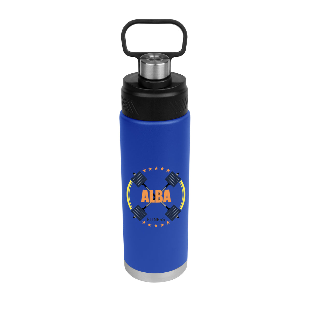 Leighton Stainless Steel Bottle, 24 oz - Blue - Colorbrite