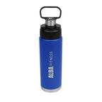 Leighton Stainless Steel Bottle, 24 oz - Blue - Laser_Vertical