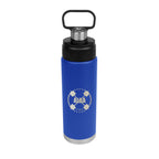 Leighton Stainless Steel Bottle, 24 oz - Blue - Laser
