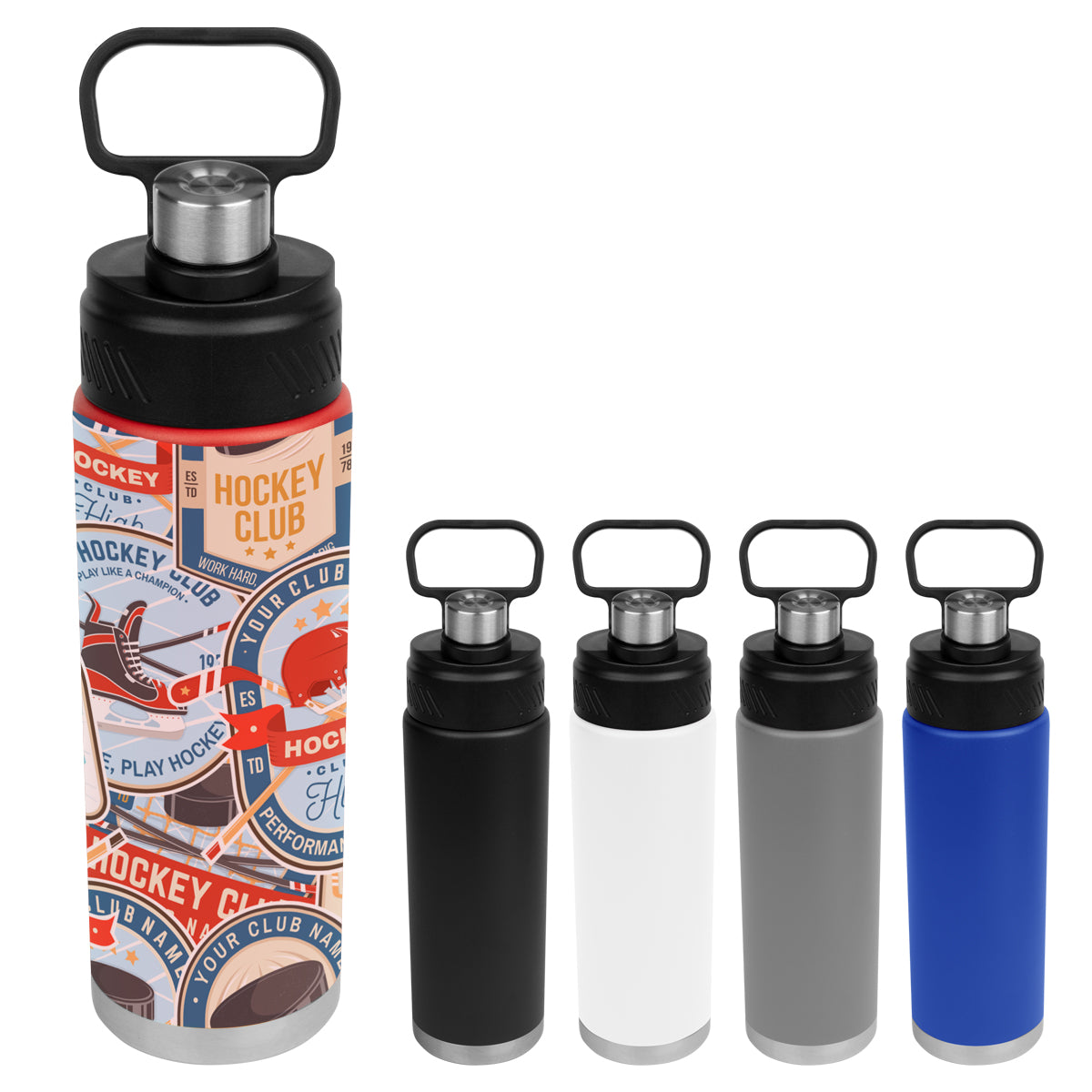 Leighton Stainless Steel Bottle in Full Color, 24 oz