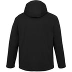 Lena Recycled Insulated Jacket with Hood for Men Transfer - Black - Back