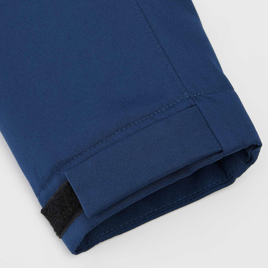 Lena Recycled Insulated Jacket with Hood for Women Debossing - River Blue - Detail Cuff
