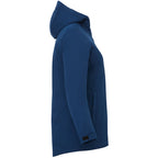 Lena Recycled Insulated Jacket with Hood for Women Embroidery - River Blue - Right Side