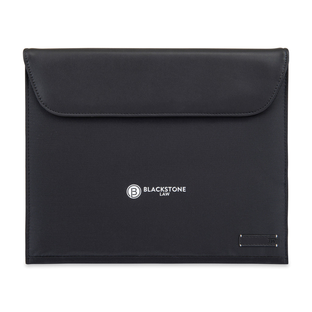 Lennox Padfolio in Recycled Nylon - Black - View 1