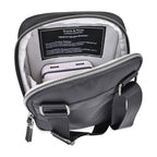Lennox Recycled Nylon Crossbody Bag - Black - View 3