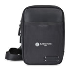 Lennox Recycled Nylon Crossbody Bag Transfer - Black - View 1