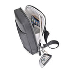 Lennox Recycled Nylon Crossbody Bag Transfer - Black - View 2