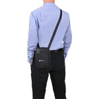 Lennox Recycled Nylon Crossbody Bag Transfer - Black - View 6