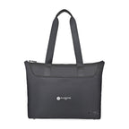 Lennox Recycled Nylon Laptop Tote, 15 Inch Transfer - Black - View 1