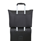 Lennox Recycled Nylon Laptop Tote, 15 Inch Transfer - Black - View 4