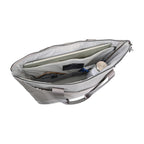 Lennox Recycled Nylon Laptop Tote, 15 Inch Transfer - Taupe - View 3