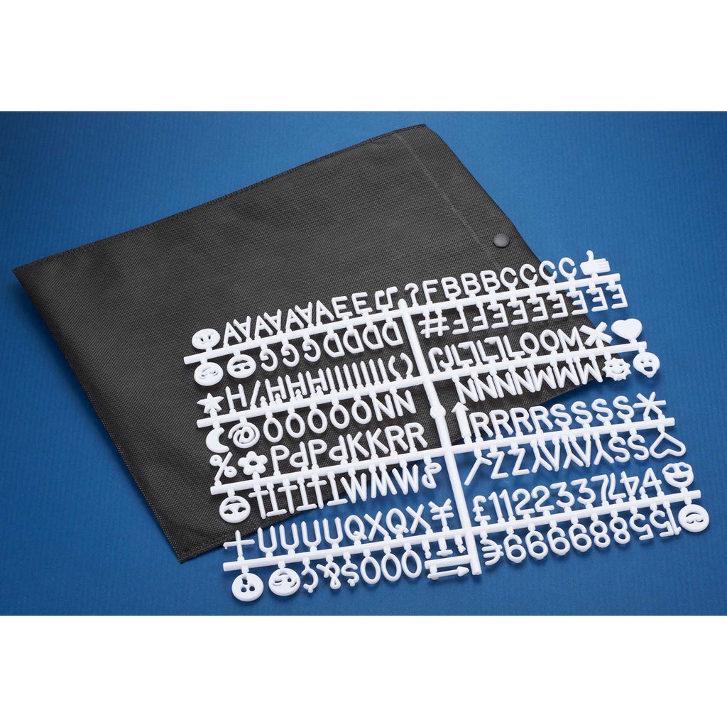 Letter Board Refill Set, 170 Letters and Symbols - Black - Photo