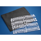Letter Board Refill Set, 170 Letters and Symbols - Black - Photo