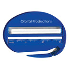 Letter Opener, Three-Way - Blue - Pad Print