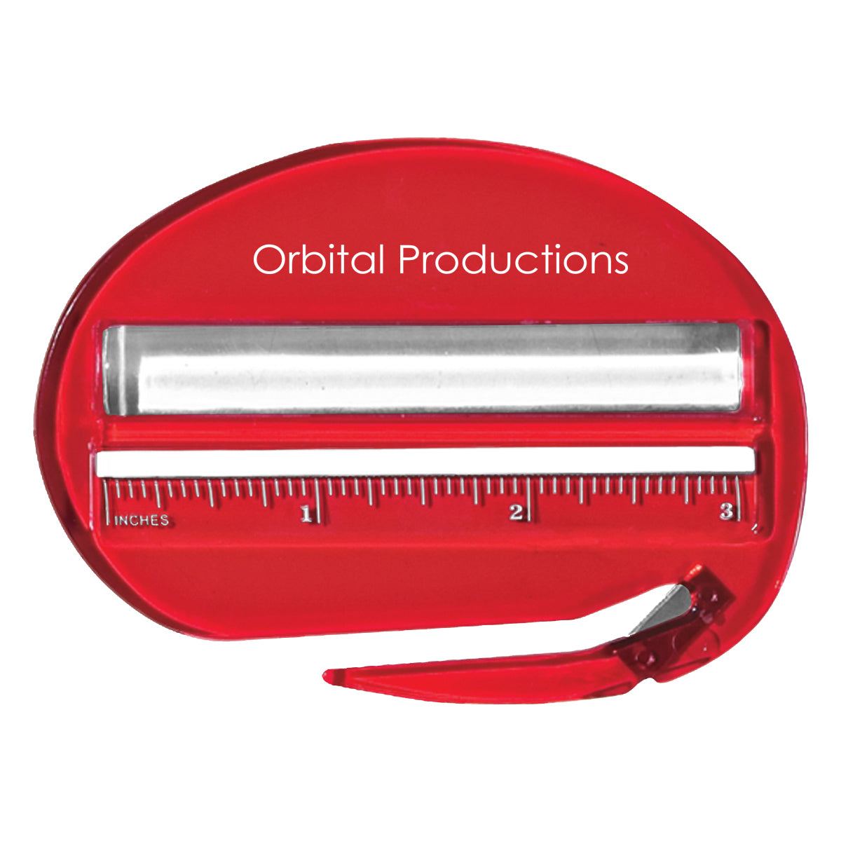 Letter Opener, Three-Way - Red - Pad Print