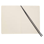 Leuchtturm1917 Blank Softcover Composition Notebook, 7 x 10 Inches - Black - Open