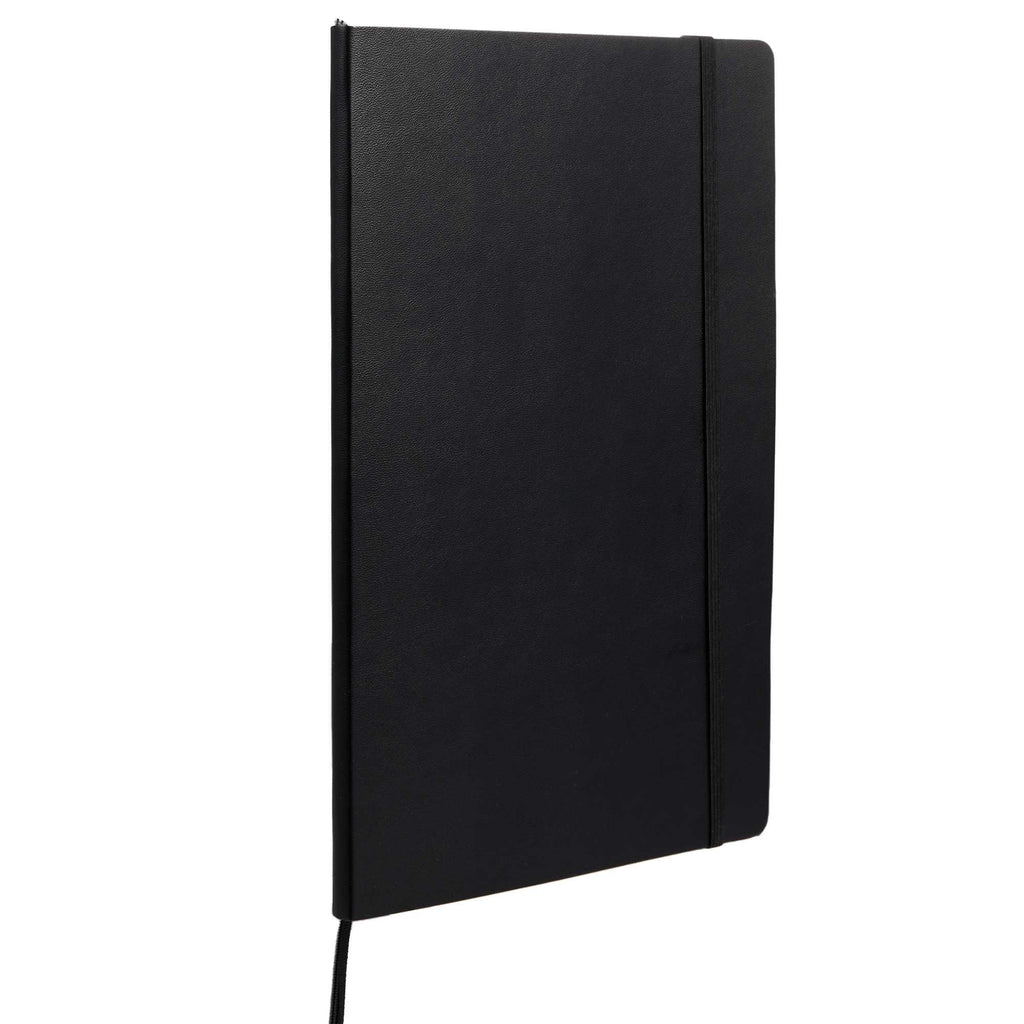 Leuchtturm1917 Blank Softcover Composition Notebook, 7 x 10 Inches - Black - Right Angle 2