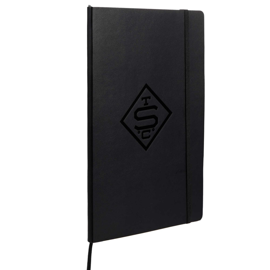 Leuchtturm1917 Blank Softcover Composition Notebook, 7 x 10 Inches - Black - Right Angle
