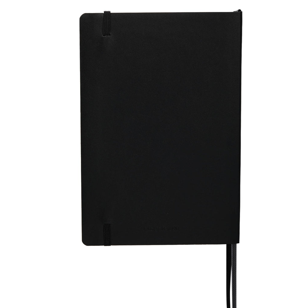 Leuchtturm1917 Classic Lined Softcover Notebook, 5.75 x 8.25 Inches Debossing - Black - Back