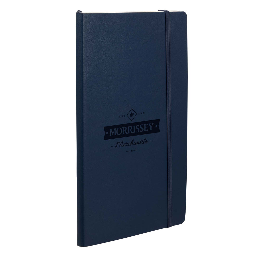 Leuchtturm1917 Classic Lined Softcover Notebook, 5.75 x 8.25 Inches - Navy - Right Angle