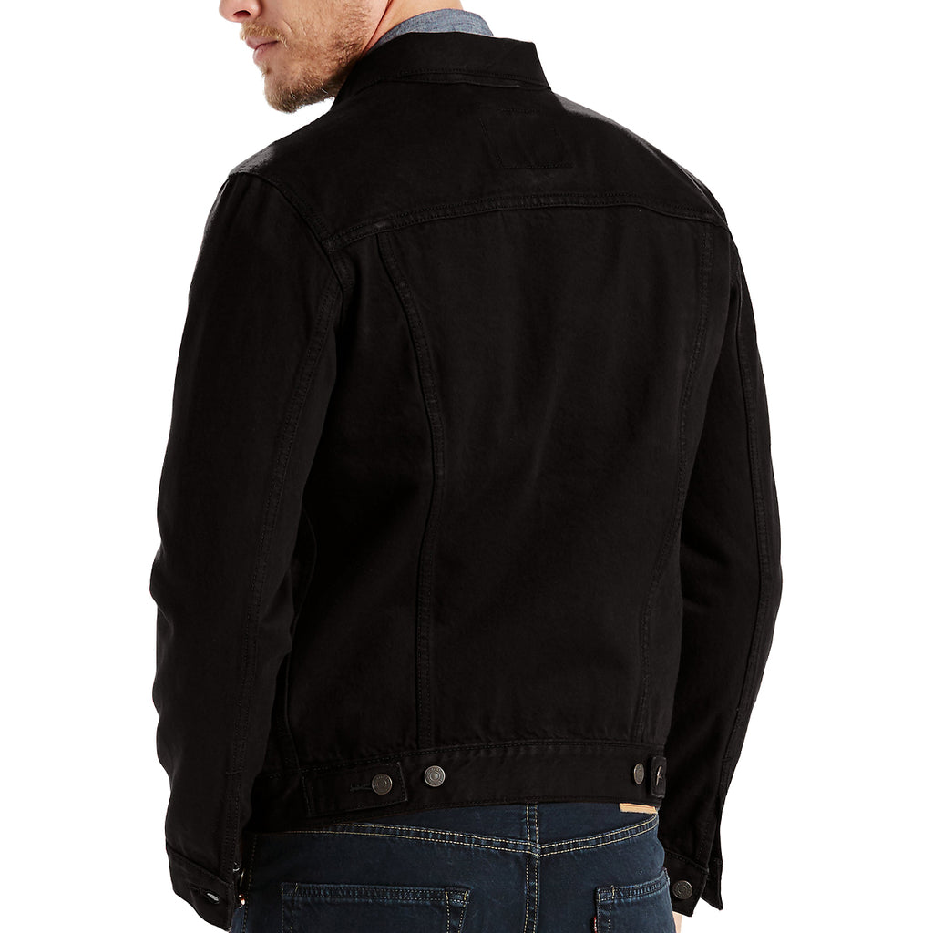 Levi's Original Trucker Jacket for Men - Black - Back_Blank