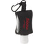 Li'l Cleaner Hand Sanitizer with Neoprene Sleeve and Clip, 0.5 oz - Black - Front